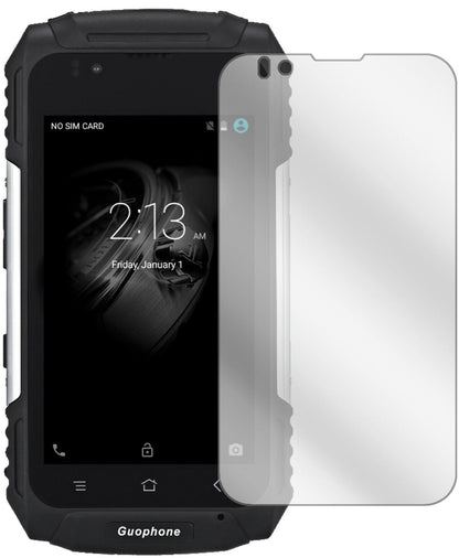 Klare Displayschutzfolie von dipos passend für Guophone V88, präziser Zuschnitt und blasenfrei montiert