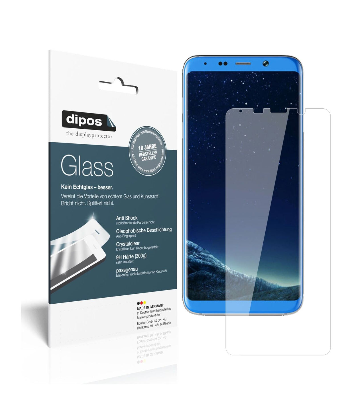 1x 9H Schutzfolie für Bluboo S8+ Panzerfolie