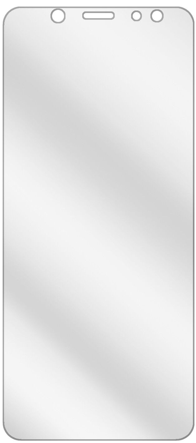 dipos Displayschutz für Samsung Galaxy A6 Plus (2018), transparente Oberfläche, geringe Dicke und perfekte Passform