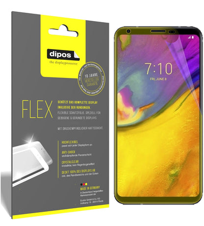2x 3D Full Cover Schutzfolie für LG V35 ThinQ