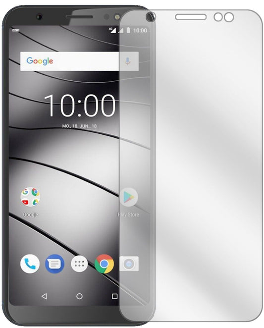 Klare Displayschutzfolie von dipos passend für Gigaset GS185, präziser Zuschnitt und blasenfrei montiert