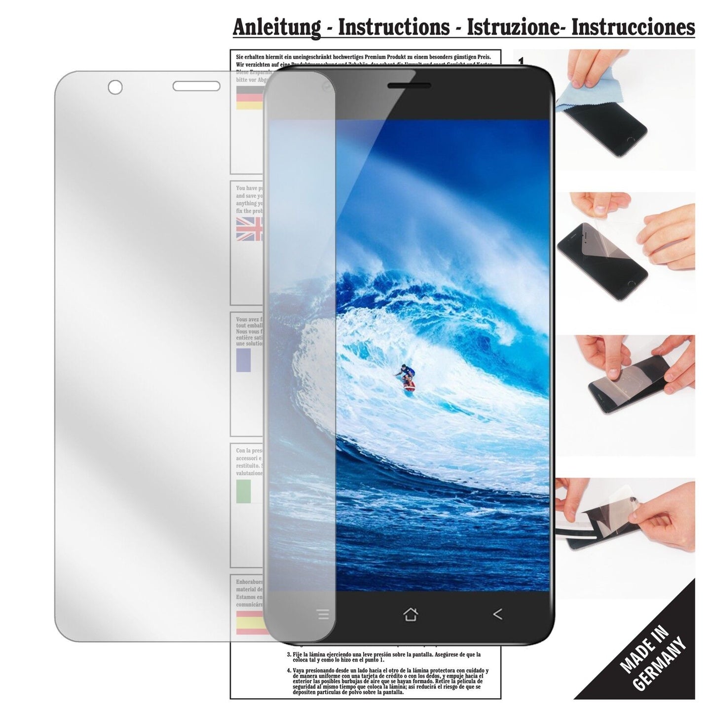 6x Schutzfolie klar für Blackview E7s Display-Schutzfolie