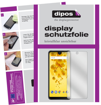 5x Schutzfolie klar für Wiko View 2 Display-Schutzfolie