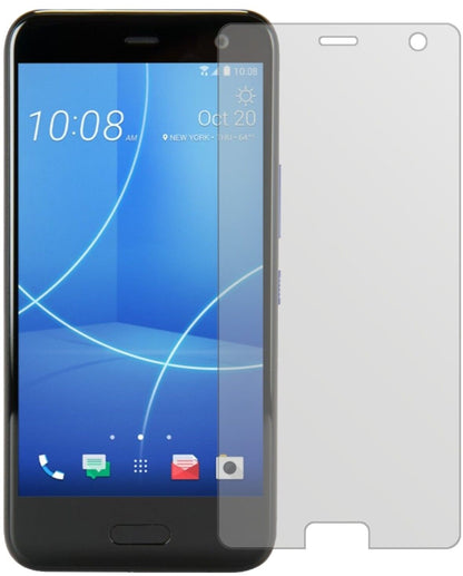 Matte Displayschutzfolie von dipos passend für HTC U11 Life, präziser Zuschnitt und blasenfrei montiert