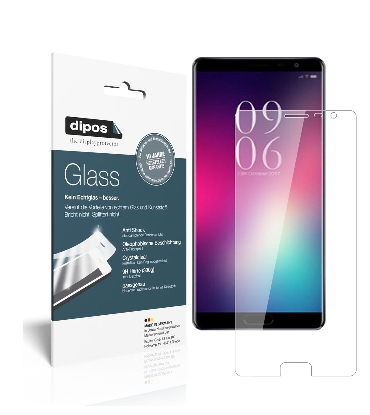 1x 9H Schutzfolie für Elephone C9 Panzerfolie