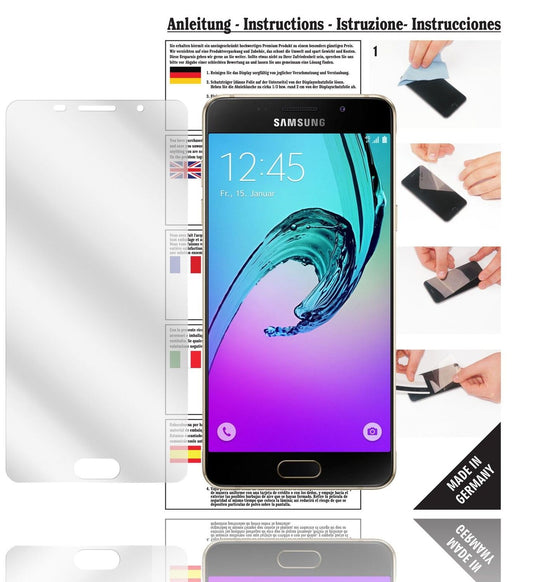 6x Schutzfolie klar für Galaxy A5 (2016) Samsung Display-Schutzfolie