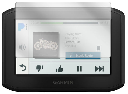 2x Schutzfolie klar für Garmin zumo 396 LMT Display-Schutzfolie