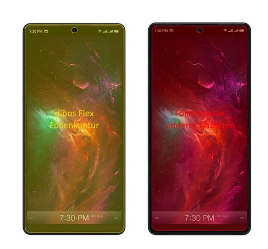 2x 3D Full Cover Schutzfolie für Smartisan Nut R1