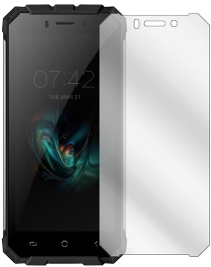 Klare Displayschutzfolie von dipos passend für Ulefone Armor X, präziser Zuschnitt und blasenfrei montiert
