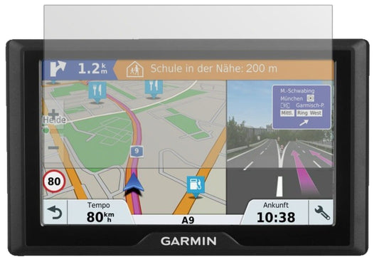 2x Schutzfolie matt für Garmin Drive 5S CE Display-Schutzfolie