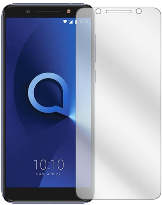 Klare Displayschutzfolie von dipos passend für Alcatel 3X, präziser Zuschnitt und blasenfrei montiert