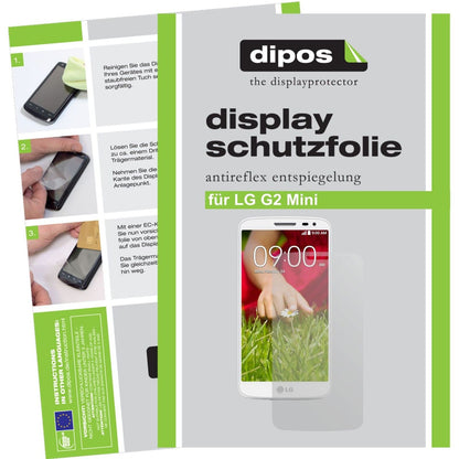 2x Schutzfolie matt für G2 Mini LG Display-Schutzfolie