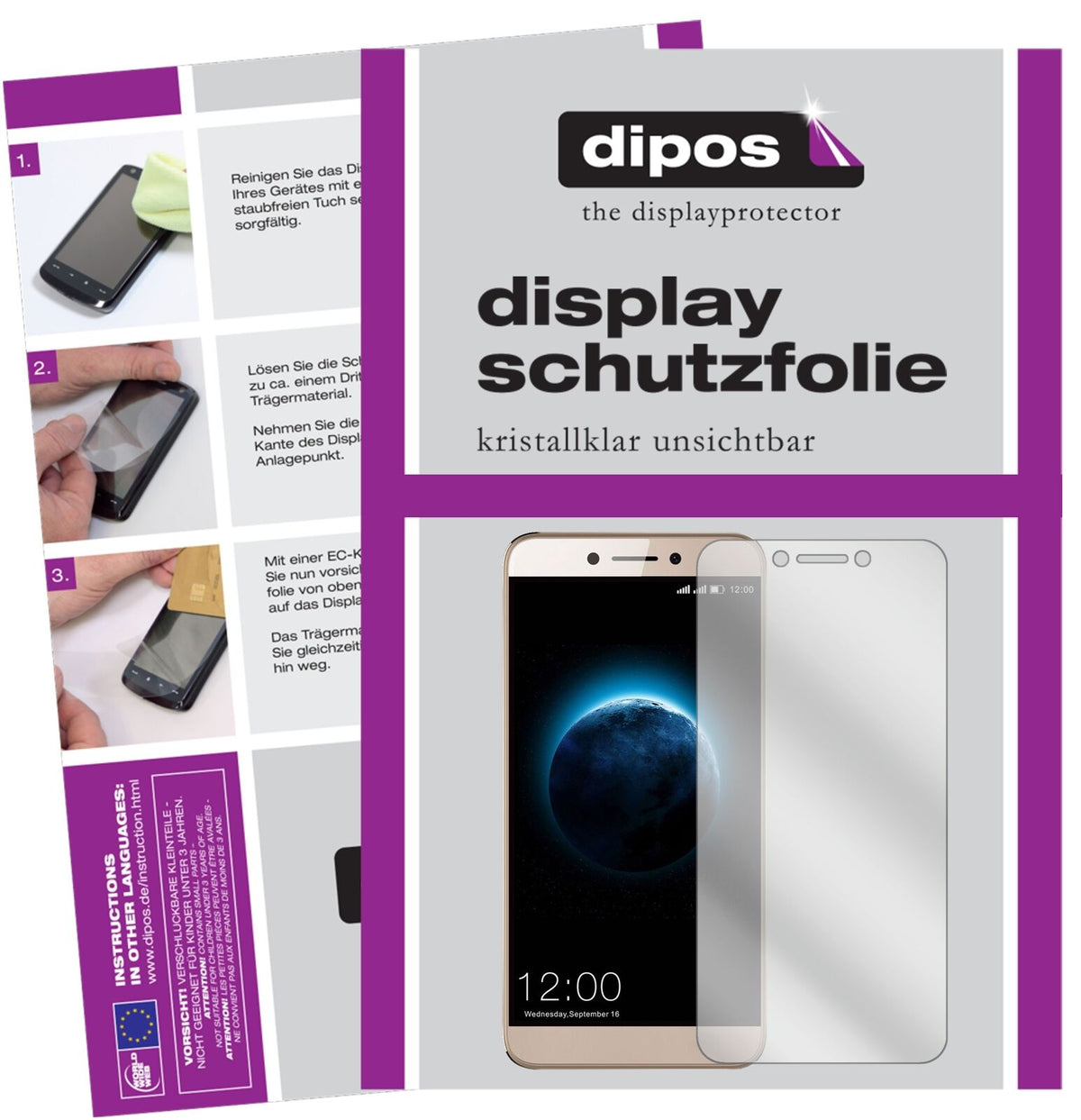 5x Schutzfolie klar für Leagoo T8s Display-Schutzfolie