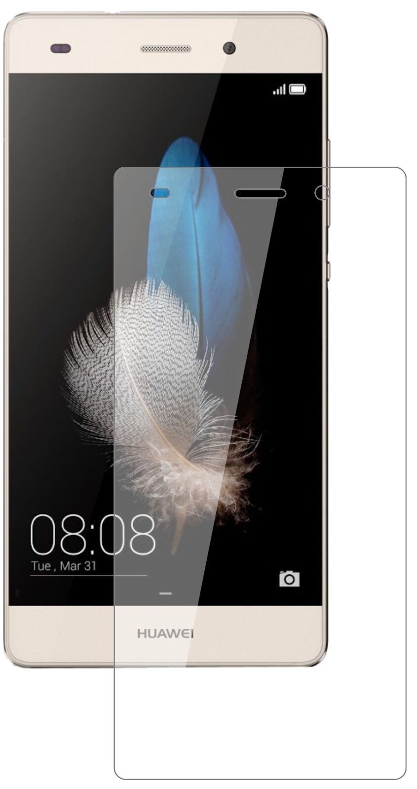 1x 9H Schutzfolie für Huawei P8 Panzerfolie