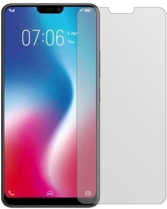 Matte Displayschutzfolie von dipos passend für Vivo Y85, präziser Zuschnitt und blasenfrei montiert