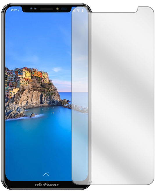 Klare Displayschutzfolie von dipos passend für Ulefone X, präziser Zuschnitt und blasenfrei montiert
