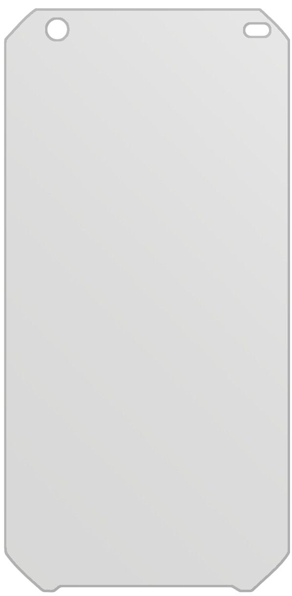 dipos Displayschutz für Guophone V19, mattierte Oberfläche, geringe Dicke und perfekte Passform