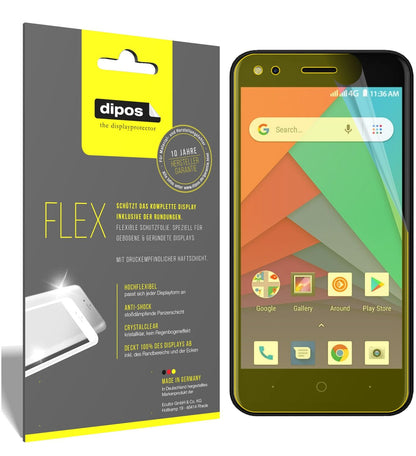 2x 3D Full Cover Schutzfolie für Micromax Bharat Go