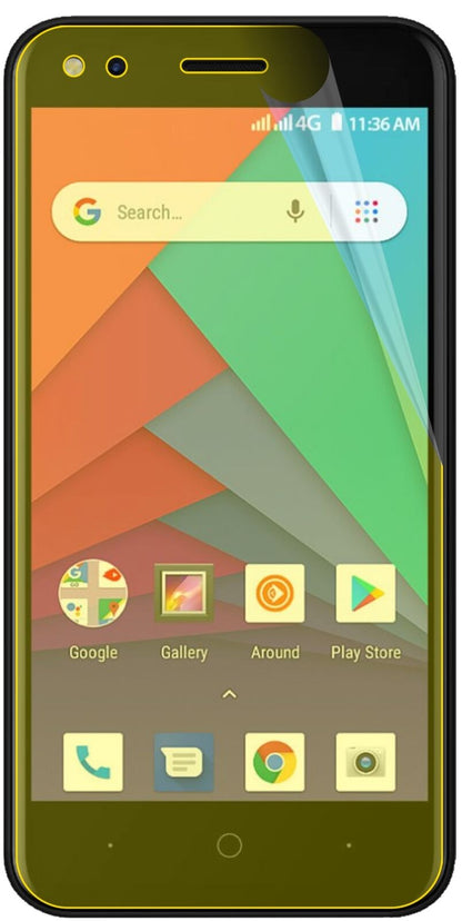 2x 3D Full Cover Schutzfolie für Micromax Bharat Go
