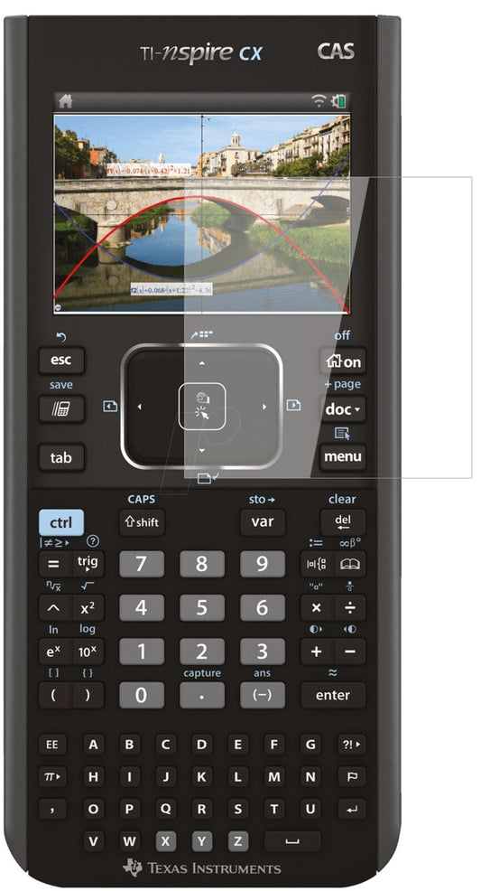 1x 9H Schutzfolie für Texas Instruments TI Nspire CX CAS Taschenrechner Panzerfolie