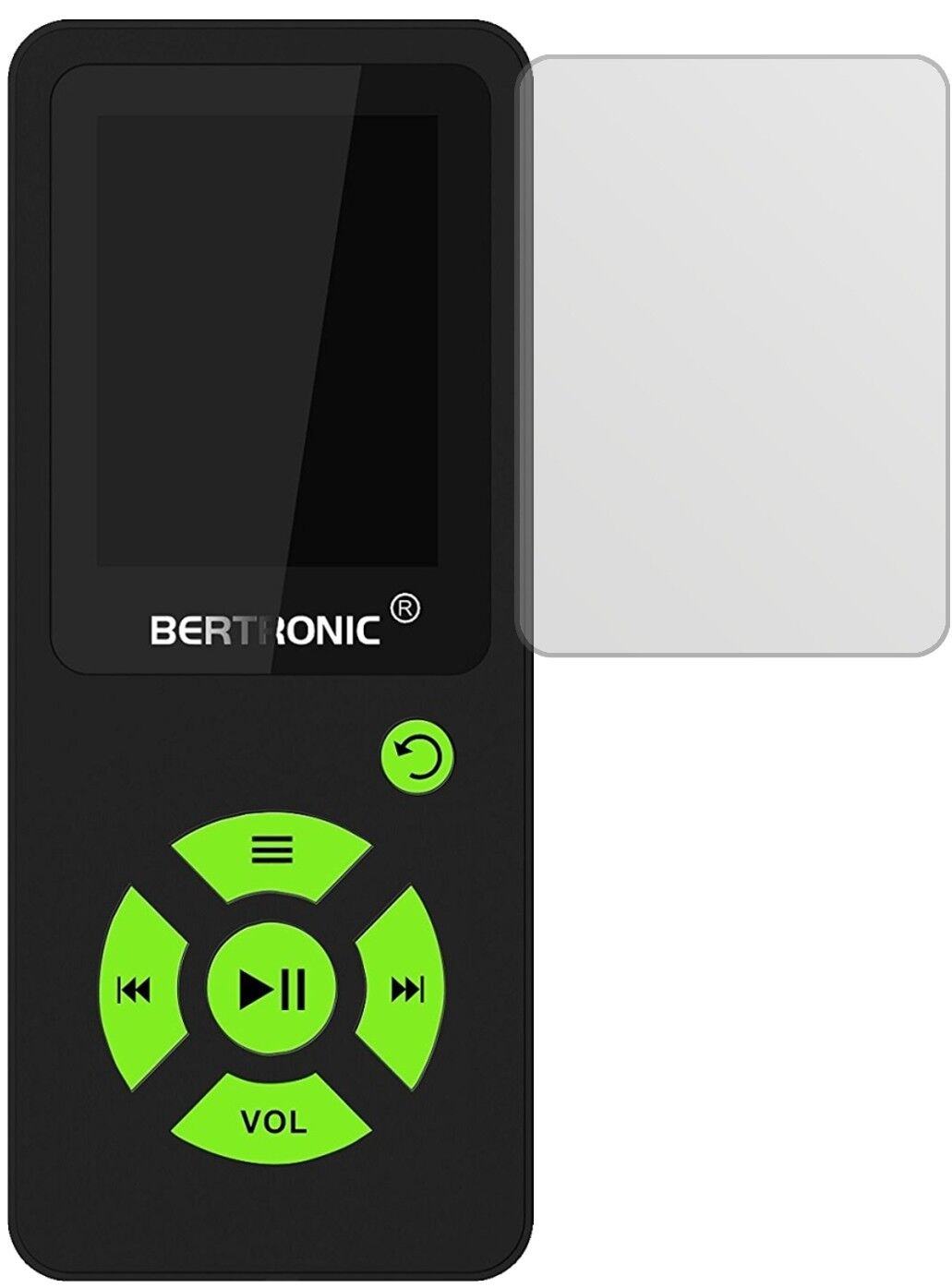5x Schutzfolie matt für Bertronic BC07 Royal MP3-Player Display-Schutzfolie
