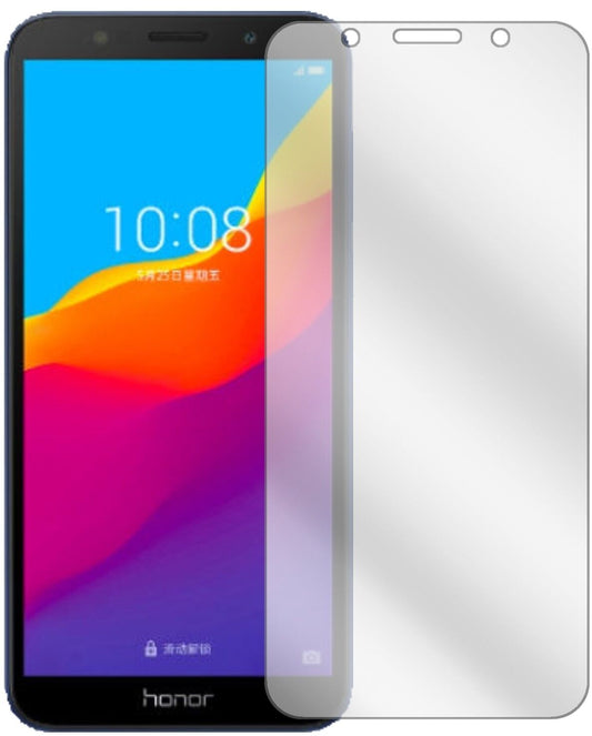 Klare Displayschutzfolie von dipos passend für Honor 7 play, präziser Zuschnitt und blasenfrei montiert