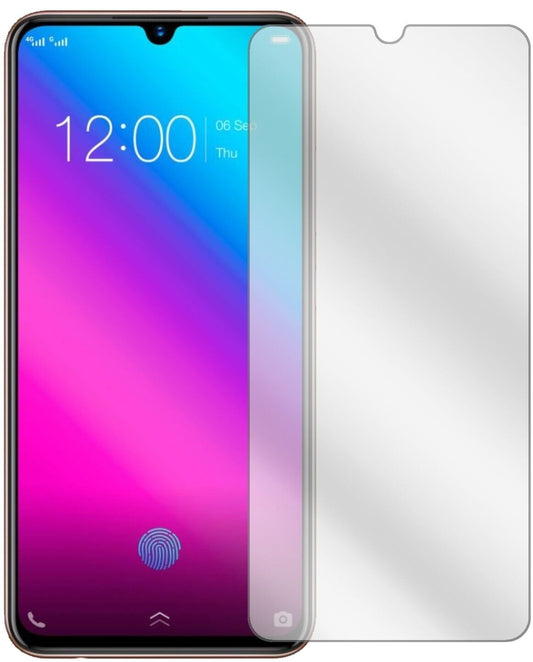 Klare Displayschutzfolie von dipos passend für Vivo V11 Plus, präziser Zuschnitt und blasenfrei montiert