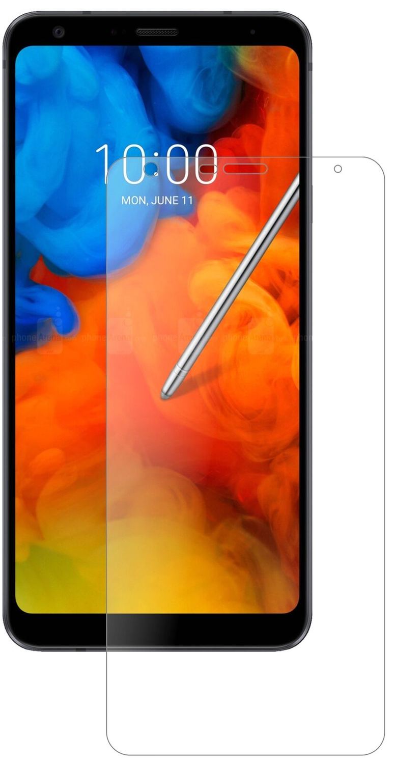 Matte Displayschutzfolie von dipos passend für LG Q Stylus, 9H kratzfest und blasenfrei montiert
