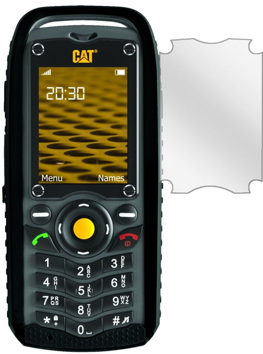Klare Displayschutzfolie von dipos passend für Caterpillar CAT B25, präziser Zuschnitt und blasenfrei montiert
