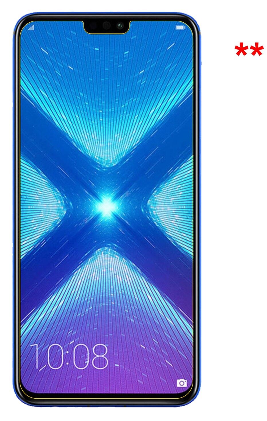 Privatsphäre-Schutz durch Sichtschutz-Folie passend zugeschnitten für Honor 8X Max