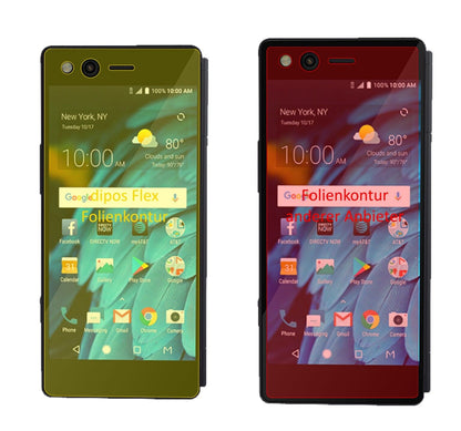 2x 3D Full Cover Schutzfolie für ZTE Axon M