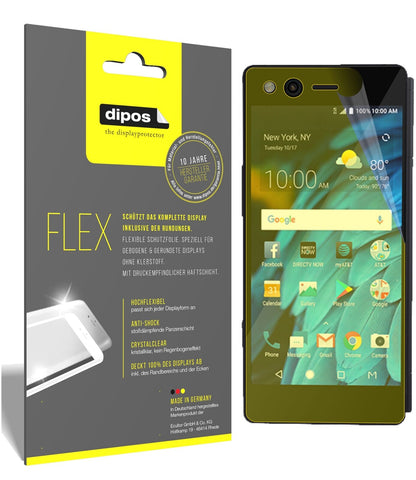 2x 3D Full Cover Schutzfolie für ZTE Axon M