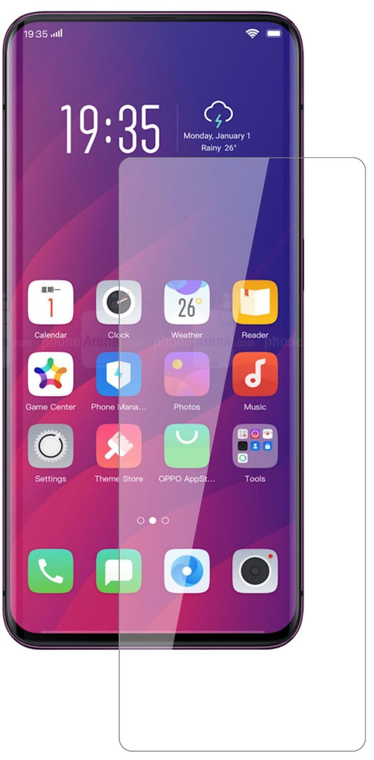 1x 9H Schutzfolie für Oppo Find X Panzerfolie
