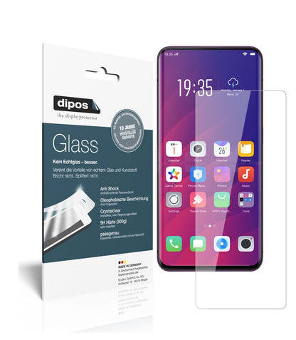 1x 9H Schutzfolie für Oppo Find X Panzerfolie
