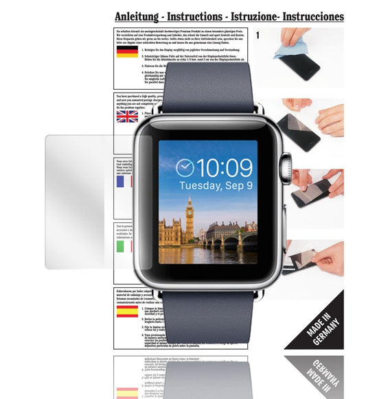 6x Schutzfolie klar für Watch 42mm Apple Display-Schutzfolie