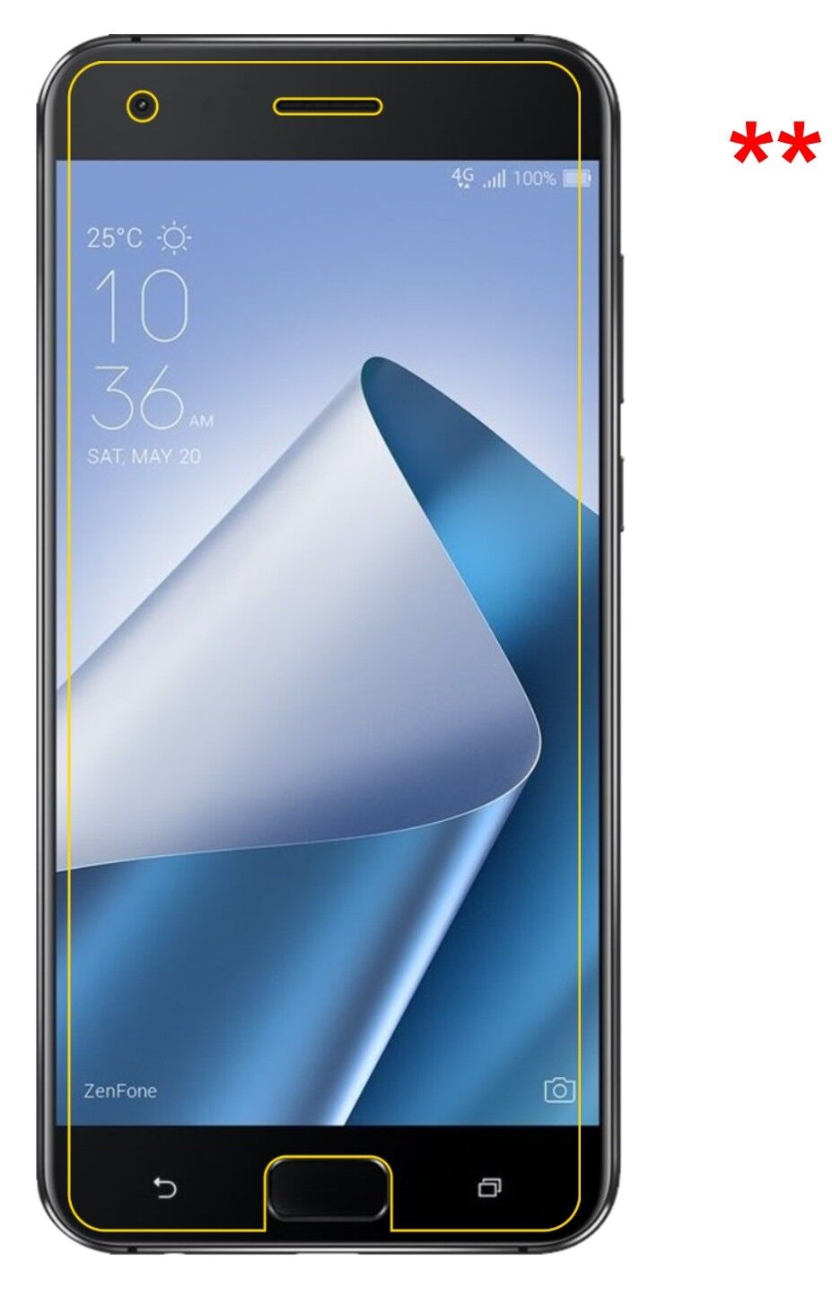 1x 9H Schutzfolie für Asus ZenFone 4 Pro ZS551KL Panzerfolie