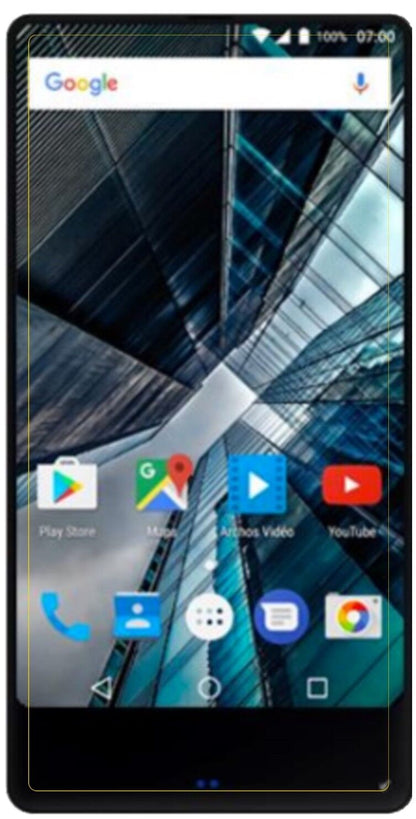 1x 9H Schutzfolie für Archos Sense 55 S Panzerfolie