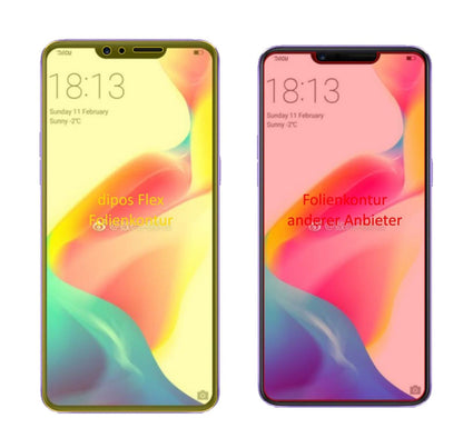 2x 3D Full Cover Schutzfolie für Oppo R15