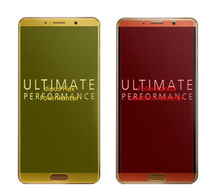 3x 3D Full Cover Schutzfolie für Huawei Mate 10