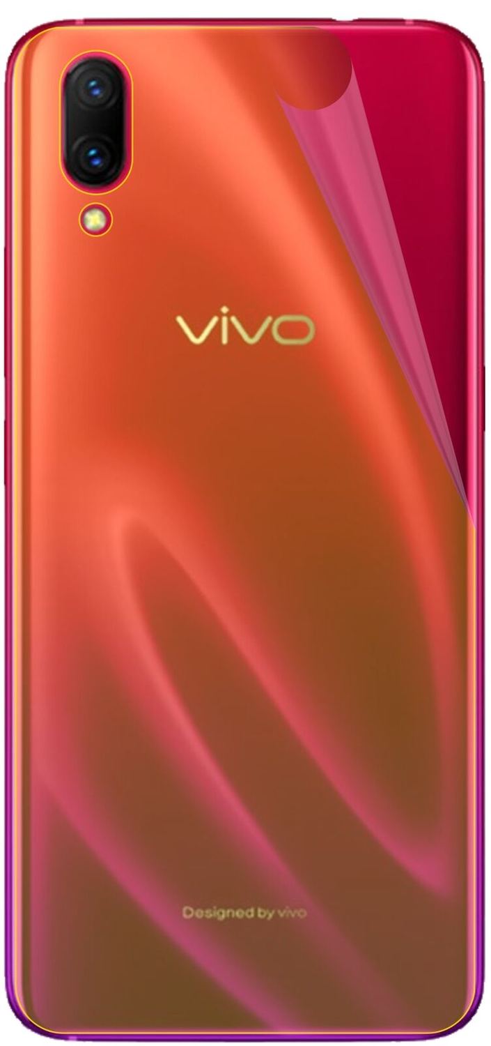 2x 3D Full Cover Schutzfolie für Vivo X23 Rückseite