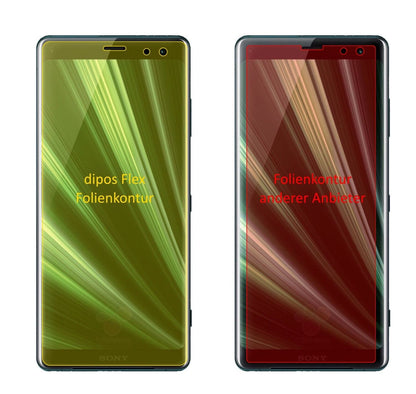 2x 3D Full Cover Schutzfolie für Sony Xperia XZ3