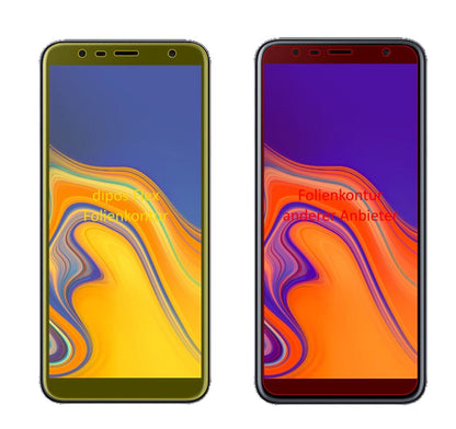 2x 3D Full Cover Schutzfolie für Samsung Galaxy J6 Plus (2018)