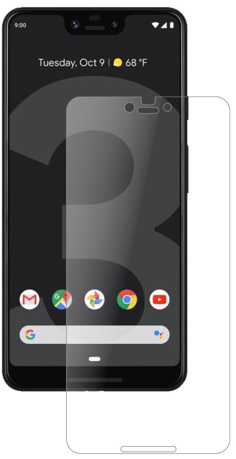 1x 9H Schutzfolie matt für Google Pixel 3 XL Panzerfolie