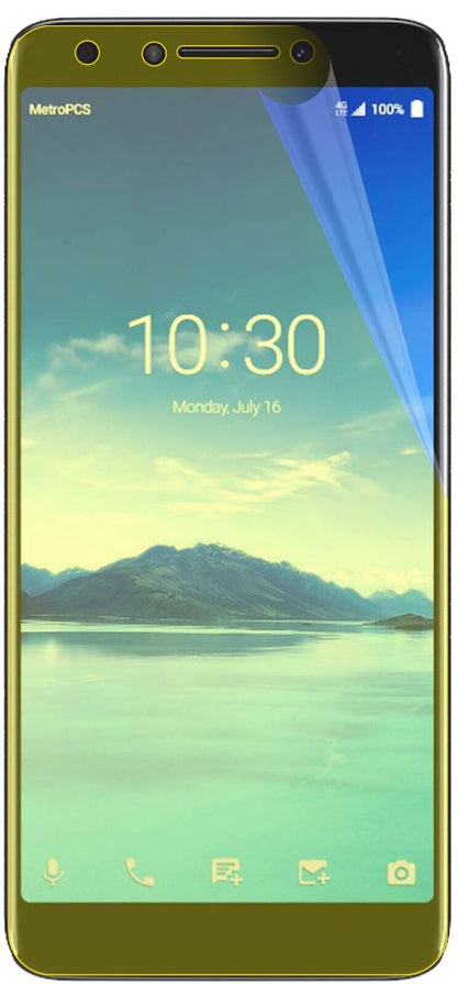 2x 3D Full Cover Schutzfolie für Alcatel 7