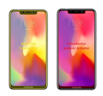 2x 3D Full Cover Schutzfolie für Motorola P30