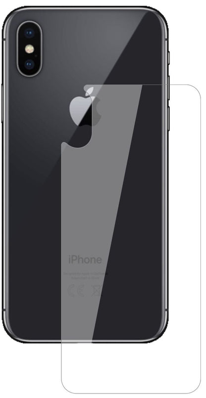 1x 9H Schutzfolie für Apple iPhone XS Rückseite Panzerfolie