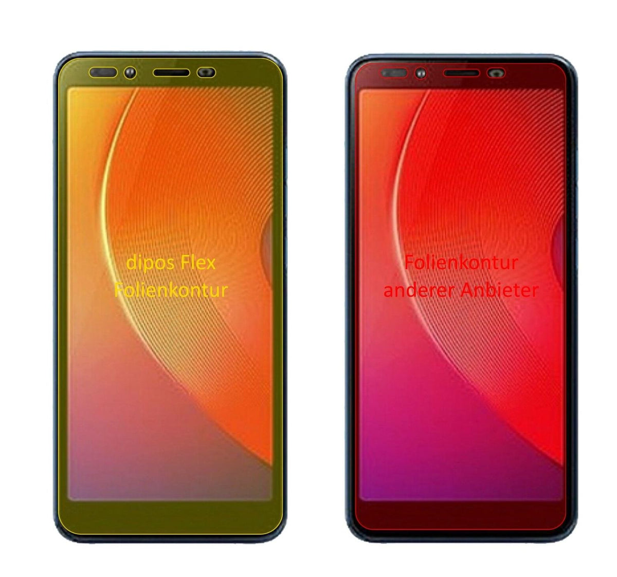 2x 3D Full Cover Schutzfolie für Infinix Smart 2 Pro