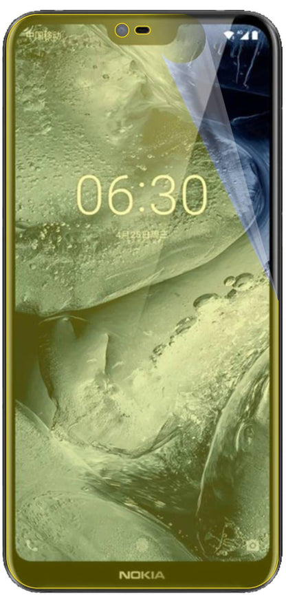 2x 3D Full Cover Schutzfolie für Nokia X6 2018 TA1099