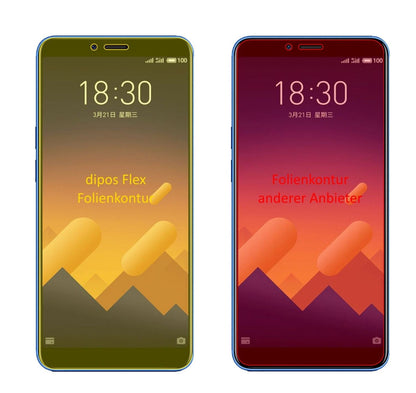 2x 3D Full Cover Schutzfolie für Meizu E3