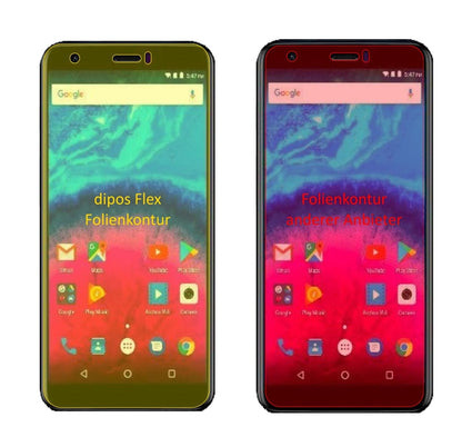 2x 3D Full Cover Schutzfolie für Archos Core 55S